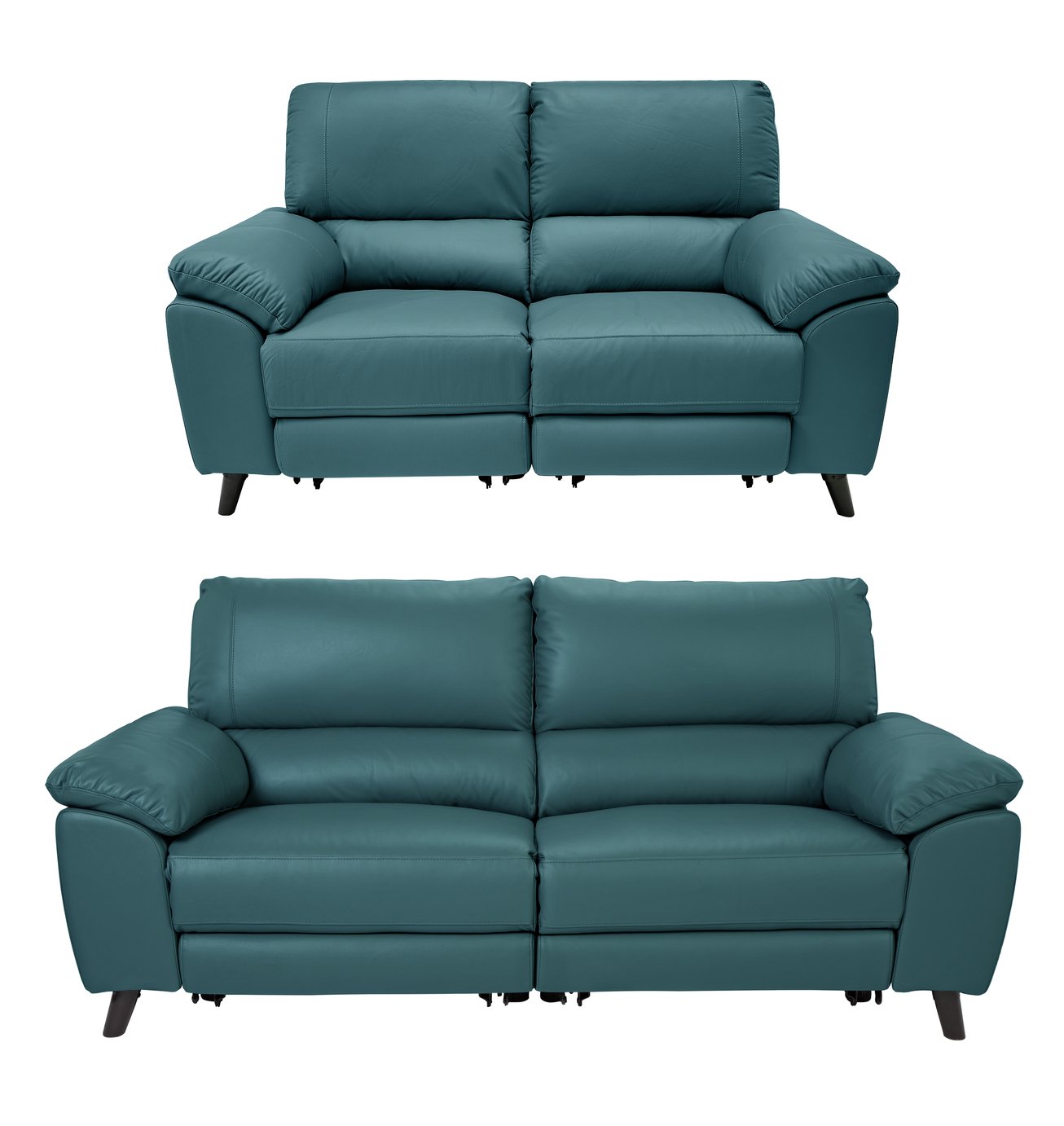 Argos Home Elliot 2 Seater & 3 Seater Recliner Sofas - Teal