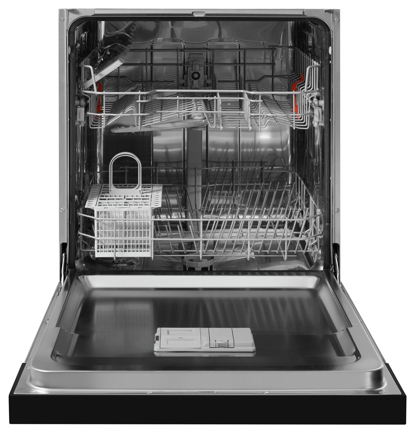 small dishwasher black