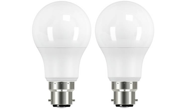 Buy Argos Home 8W LED BC Light Bulb - 2 Pack | Light bulbs | Argos