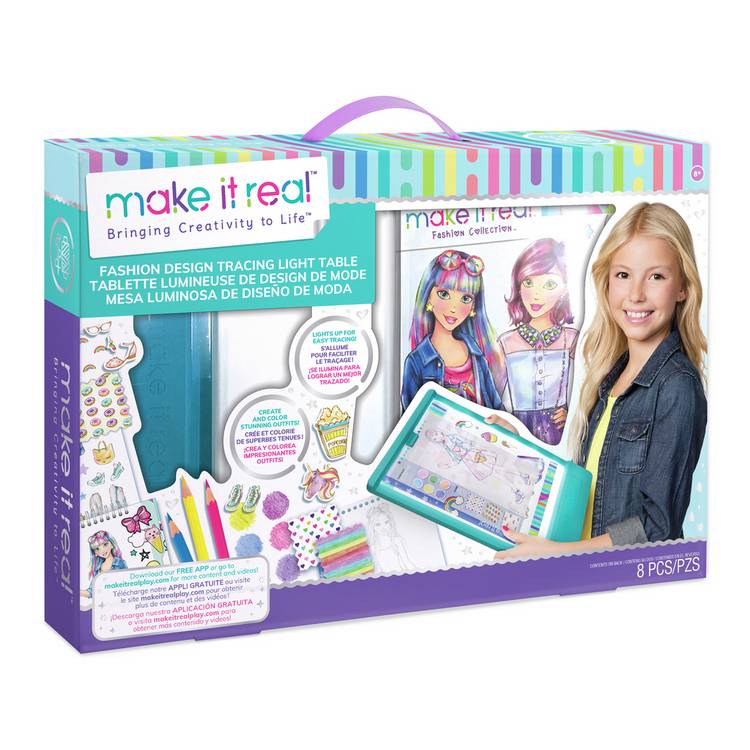 Make It Real Fashion Design Mega Set with Light Table 0