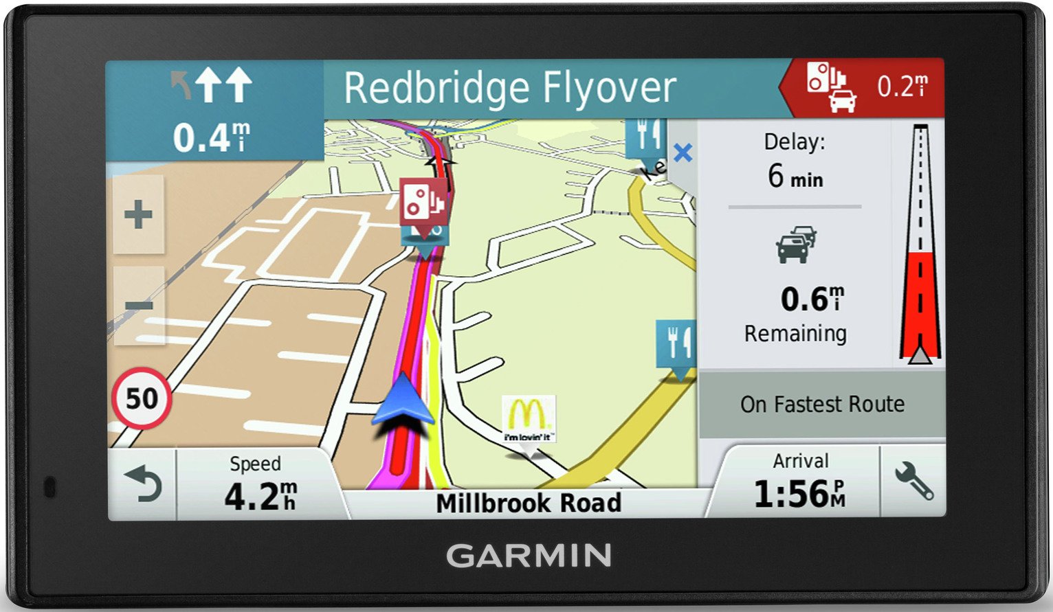 Garmin DriveSmart 50LM 5 Inch Sat Nav with EU Maps & Traffic