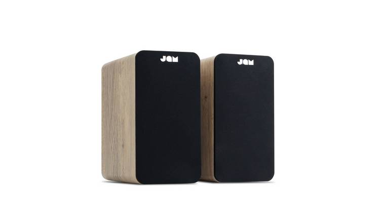 Jam Book Shelf Bluetooth Bookshelf Speakers - Wood