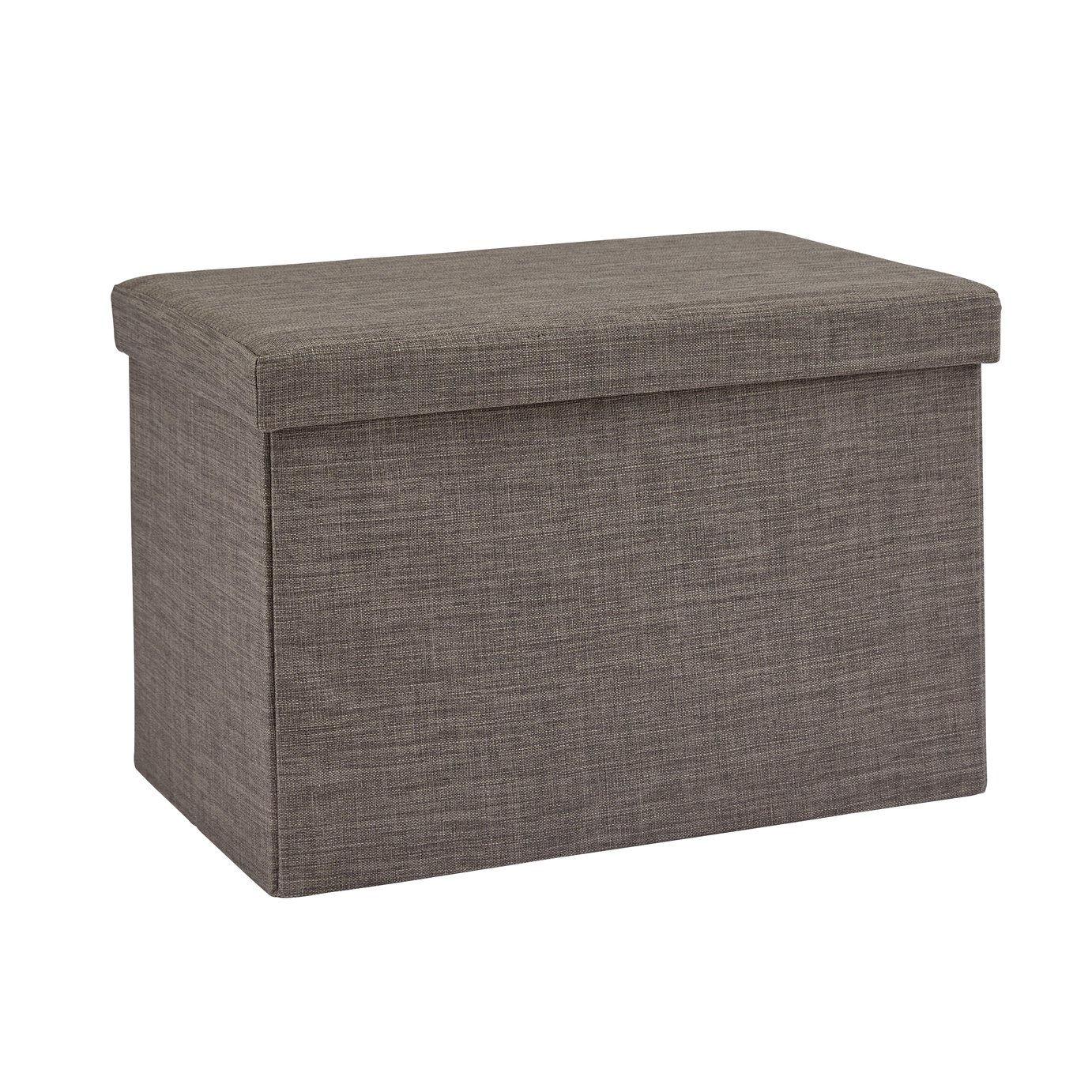 Argos Home Linen Ottoman - Pewter