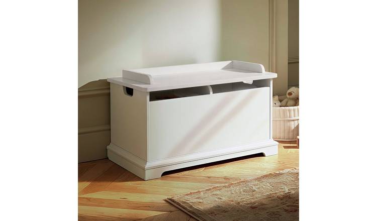 CuddleCo Beaumont Kids Storage Box - White