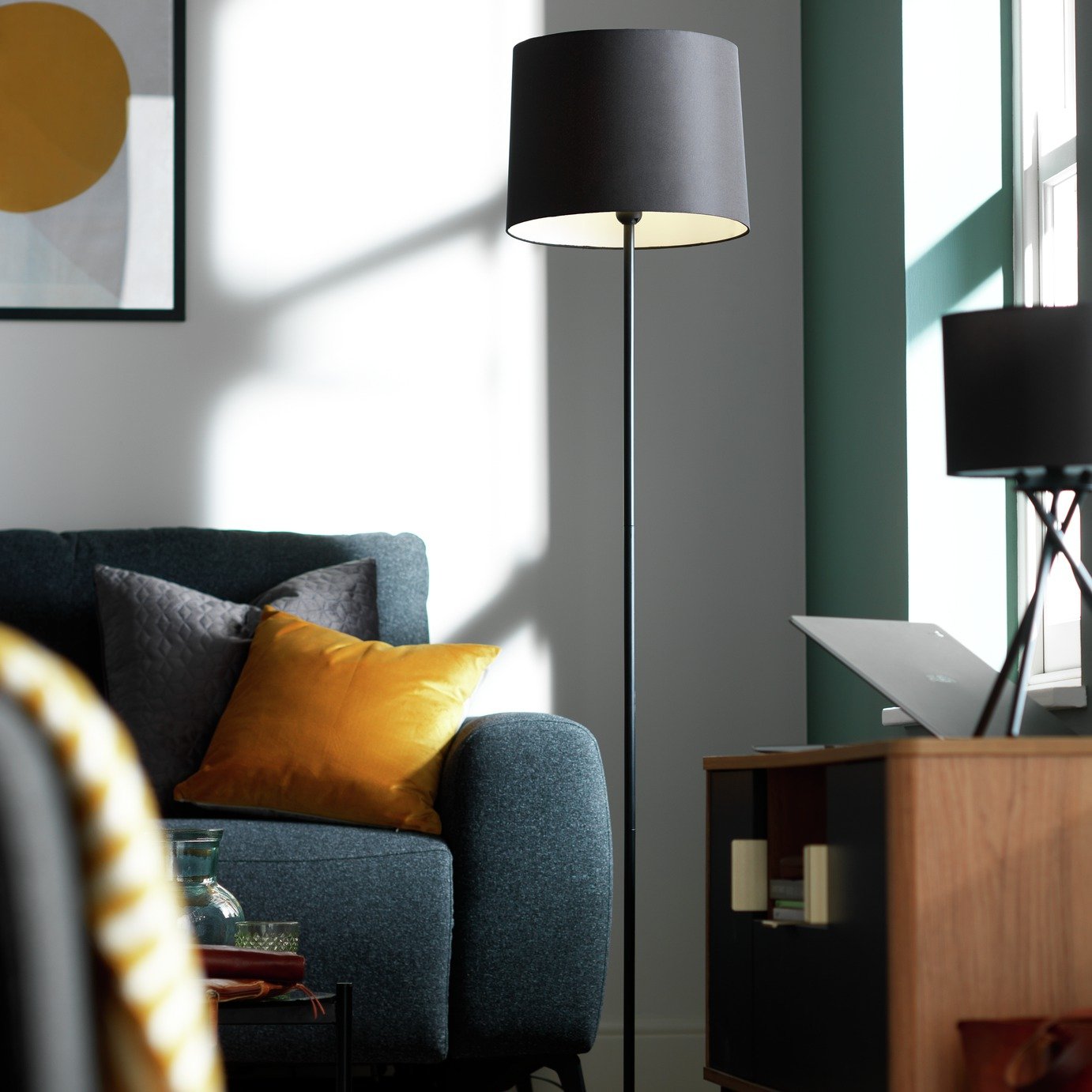 Argos Home Base Only Floor Lamp - Black