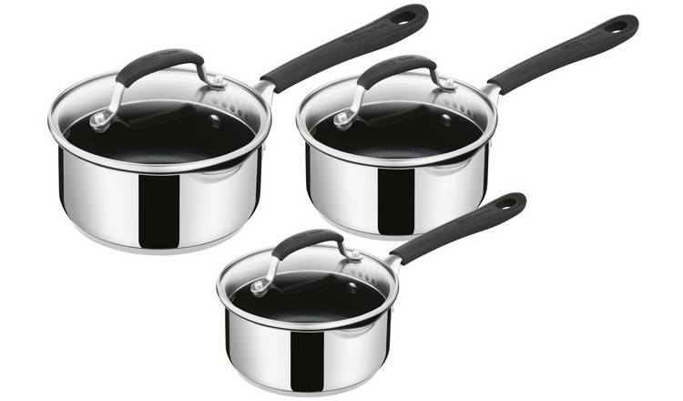  Tefal Jamie Oliver Brushed Saucepan Set Stainless Steel : Home  & Kitchen