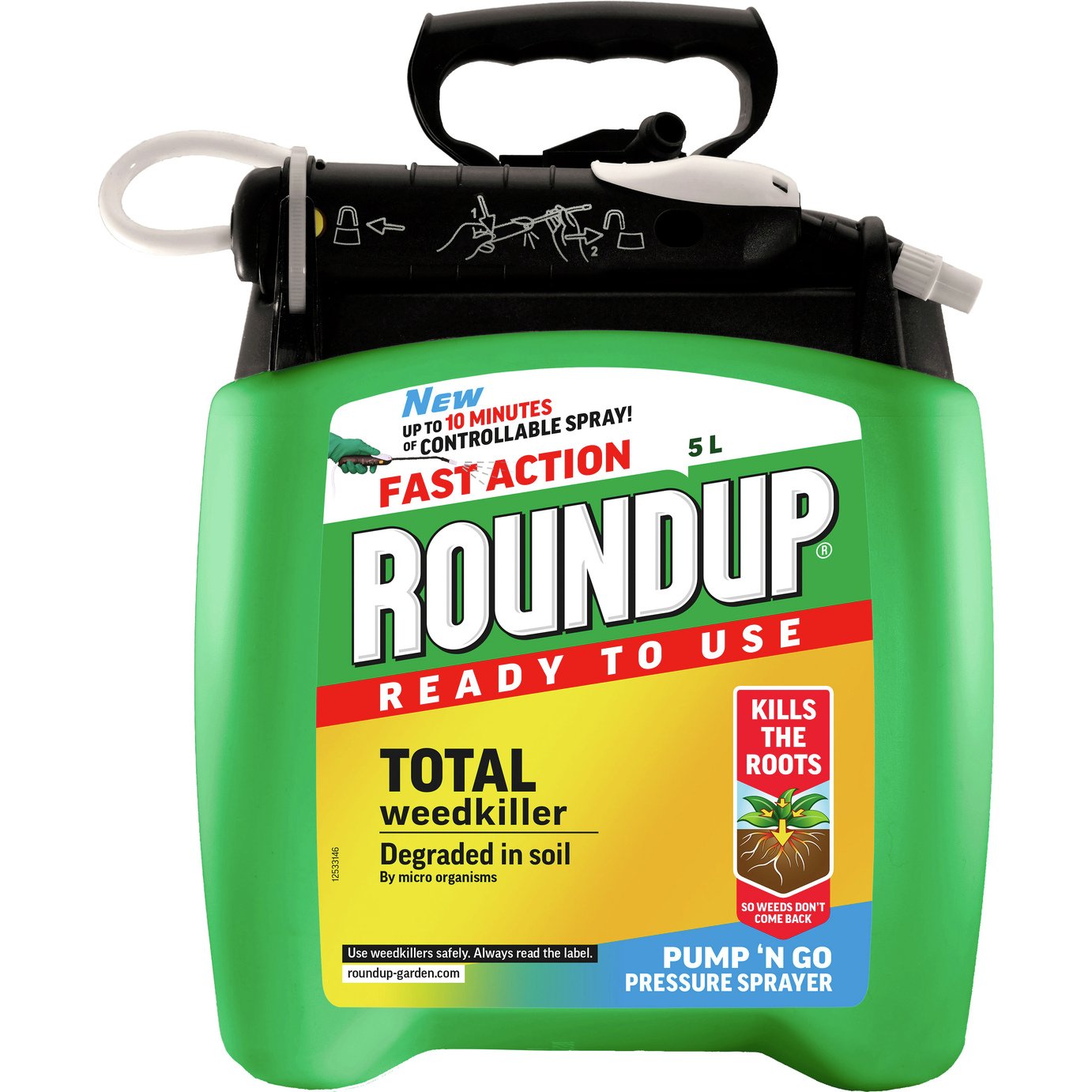 Roundup Pump and Go Weed Killer 5L review