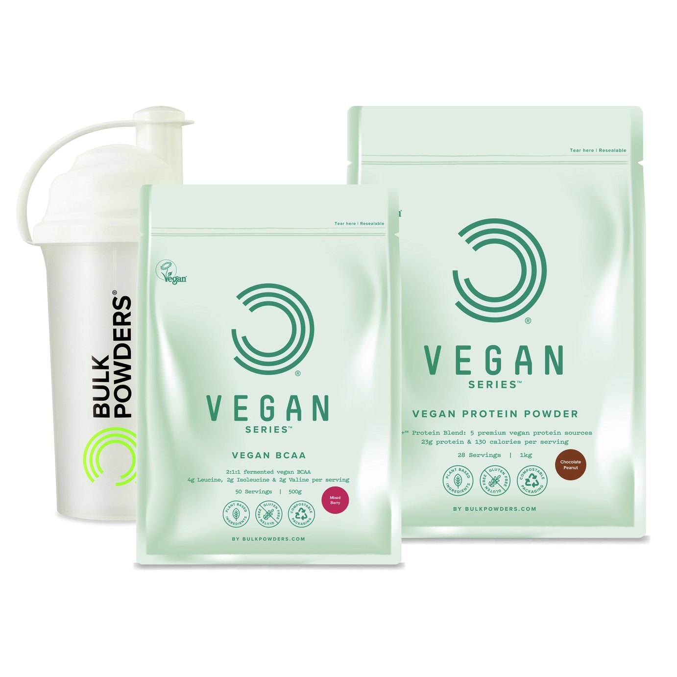 Bulk Powders Vegan Active Nutrition Bundle