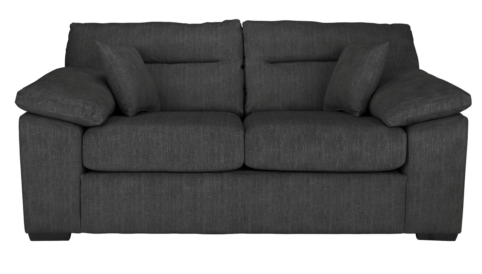 Argos Home Donavan 2 Seater Fabric Sofa Bed - Charcoal