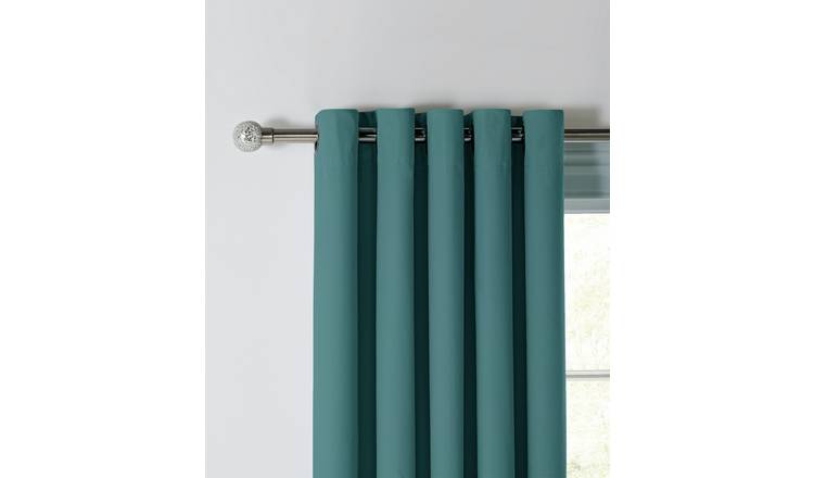 Buy Argos Home Blackout Eyelet Curtains Teal Home Furnishings