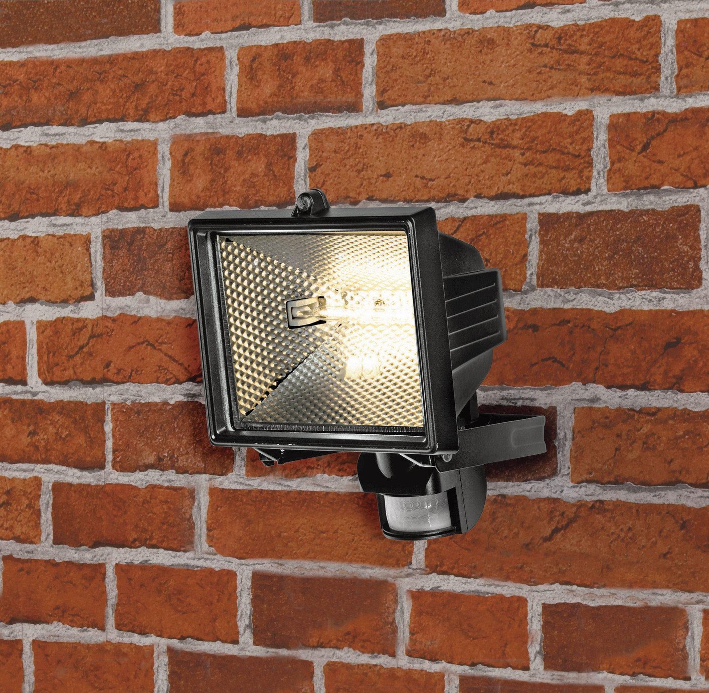 Argos Home 400W Black Floodlight & PIR