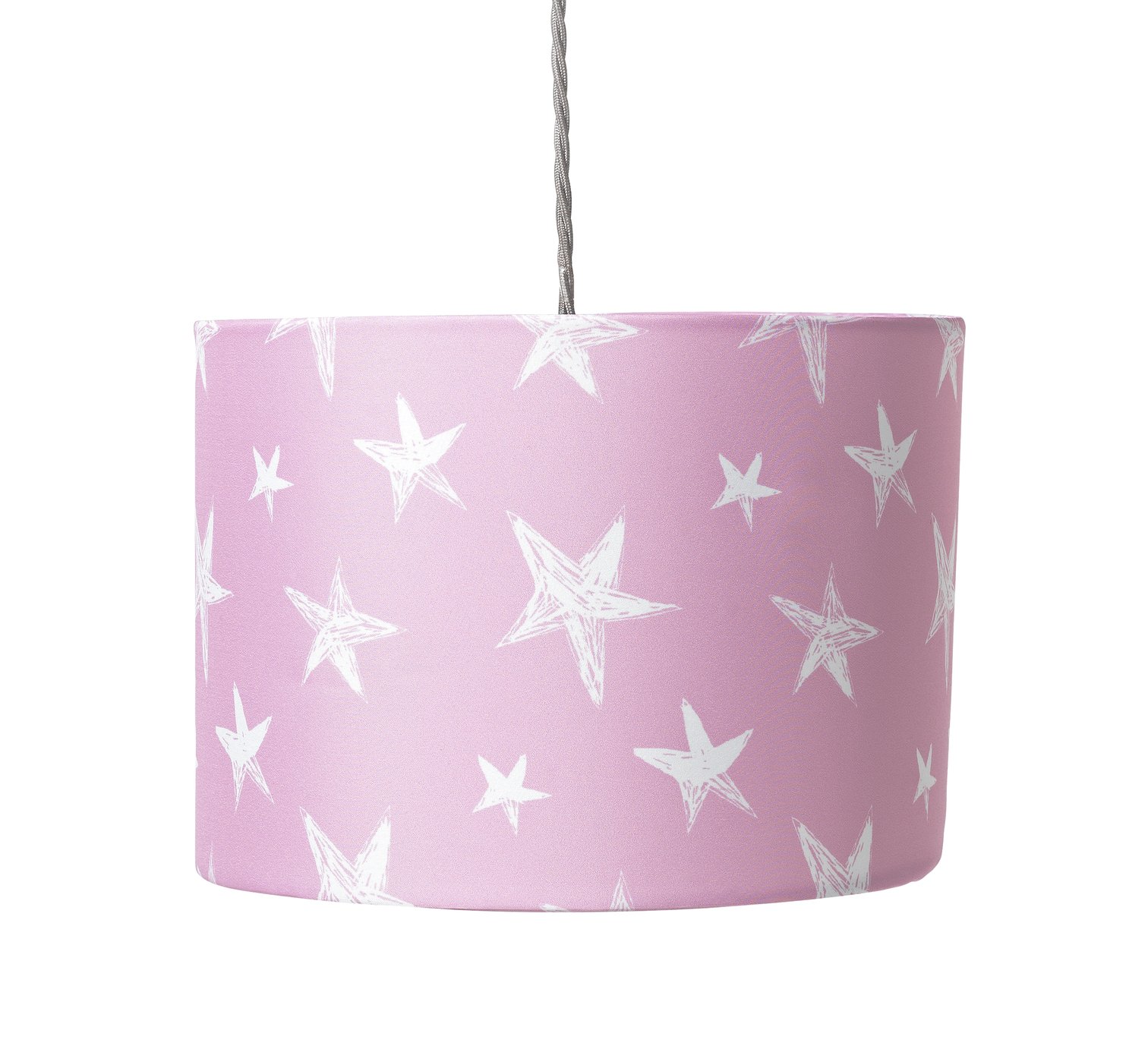 Argos Home Kids Star Print Shade - Pink