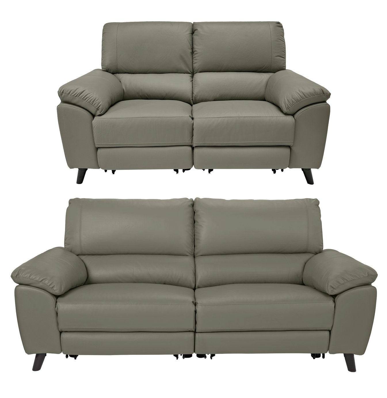 Argos Home Elliot 2 Seater & 3 Seater Recliner Sofa - Grey