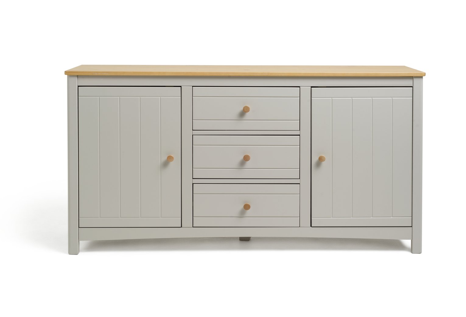 Argos Home Bournemouth 2 Door 3 Drawer Sideboard -Light Grey Review