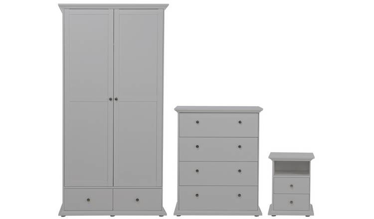 Argos 3 deals door wardrobe set