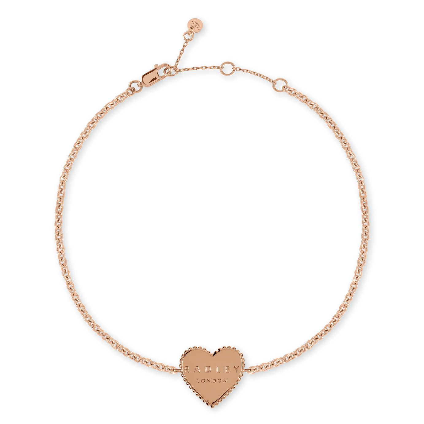 Radley 18ct Rose Gold Plated Sterling Silver Heart Bracelet Review