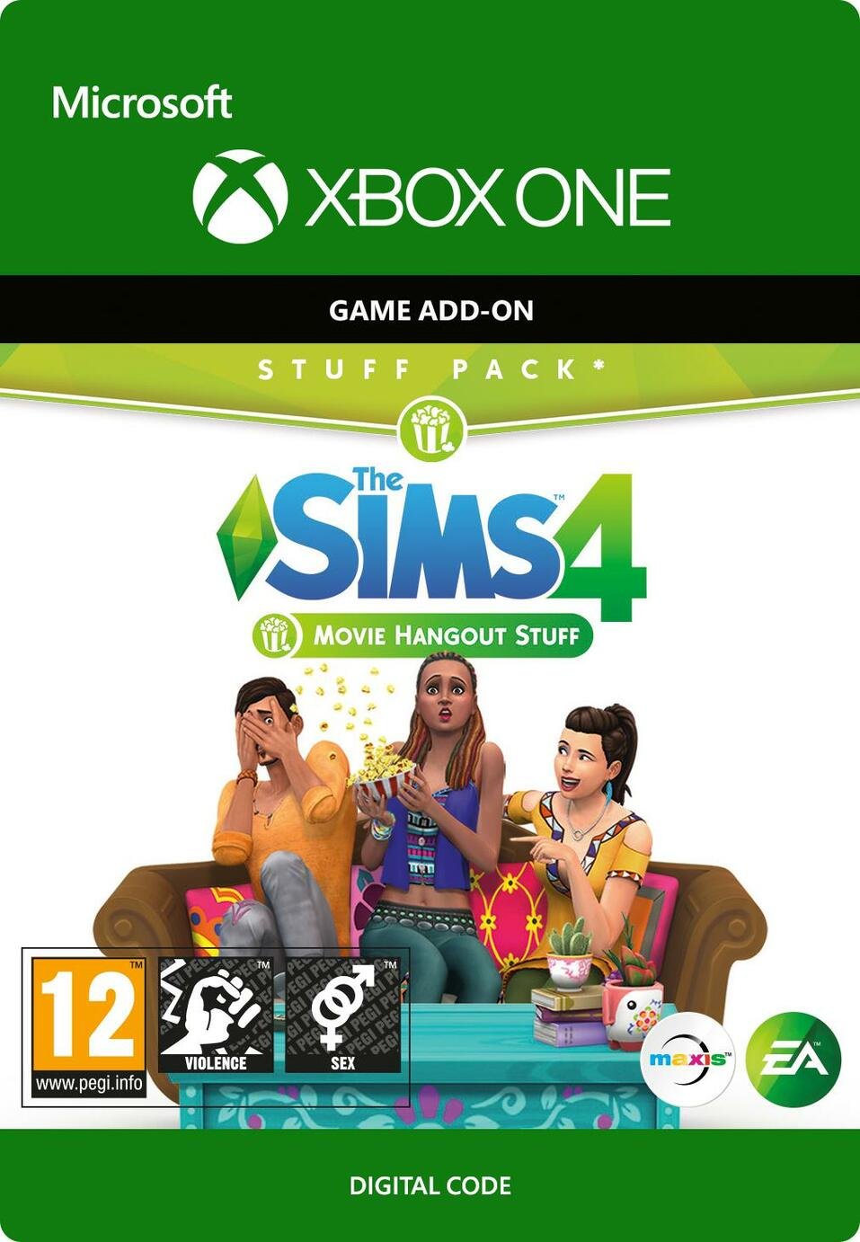 The Sims 4: Movie Hangout Stuff Xbox Game - Digital Download
