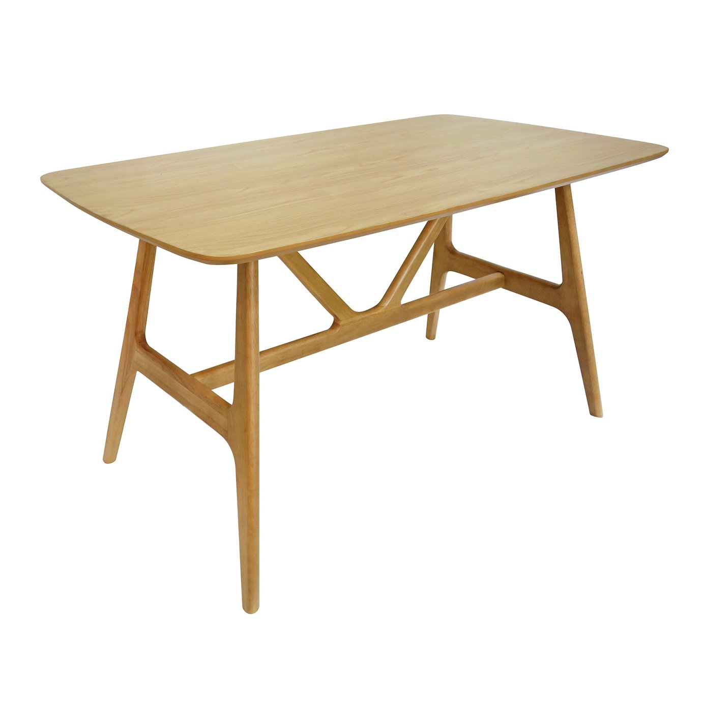 SBN Goran Wood Veneer 4 Seater Dining Table