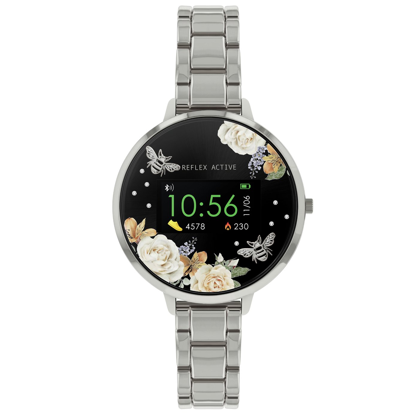 Reflex Active Series 3 Silver Bracelet Smart Watch
