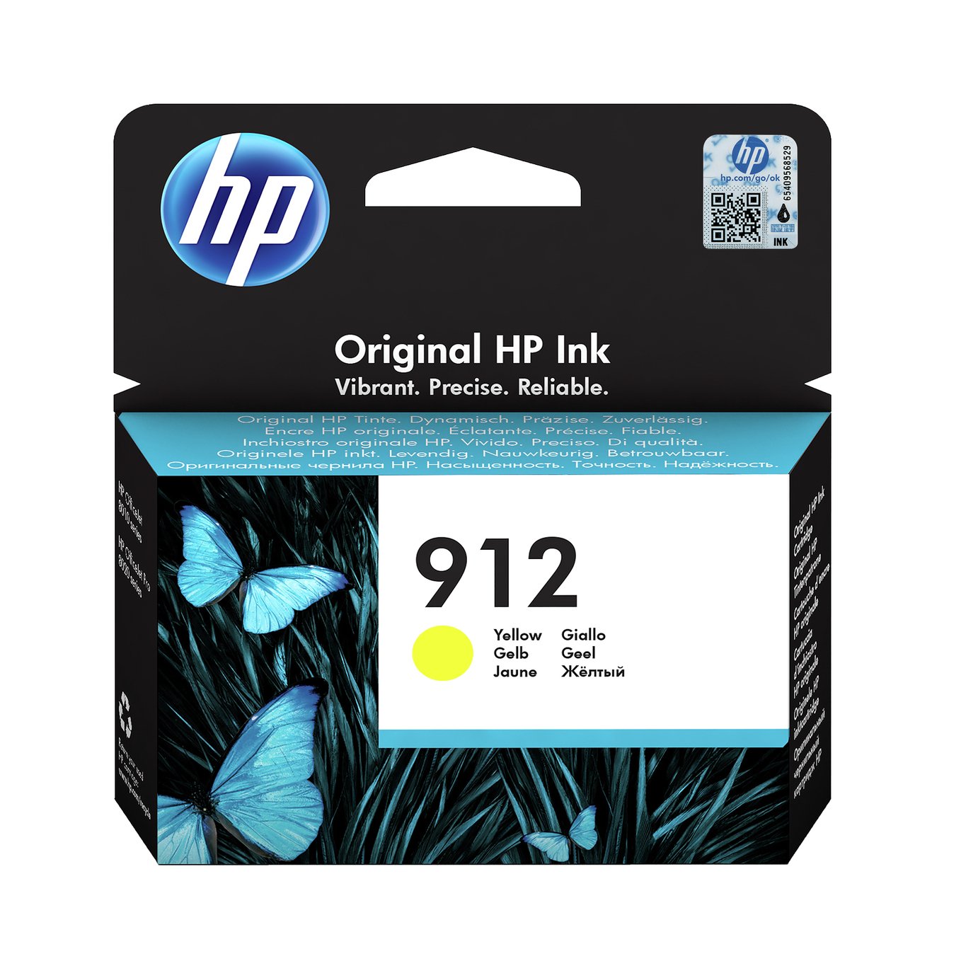 HP 912 Original Ink Cartridge - Yellow