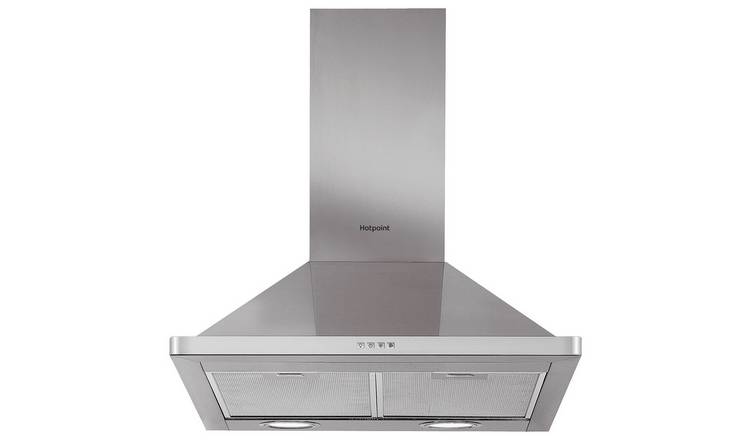 Hotpoint PHPN6.5FLMX 60cm Cooker Hood - Stainless Steel