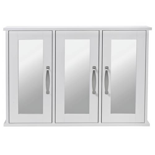 Buy Argos Home Tongue and Groove Triple Mirrored White Bathroom Argos