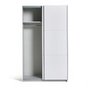 Buy Argos Home Holsted White Gloss Small Wardrobe ...