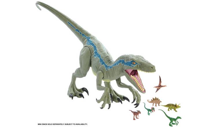 Gct93 Mattel Multi Colour Dinosaurio Jurassic World Super Colossal Blue Play Figures Dinosaurs Prehistoric Creatures Gaixample Org