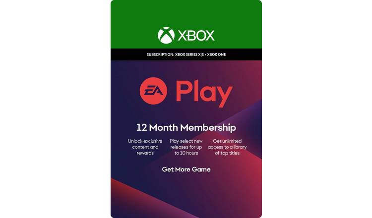 EA Play 12 Month Xbox One Subscription Digital Download