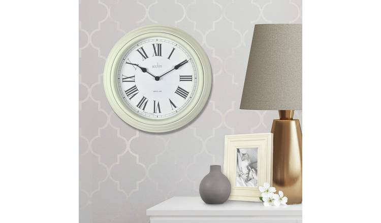 Acctim 21592 Kitchen Time Wall Clock, Cream by Acctim