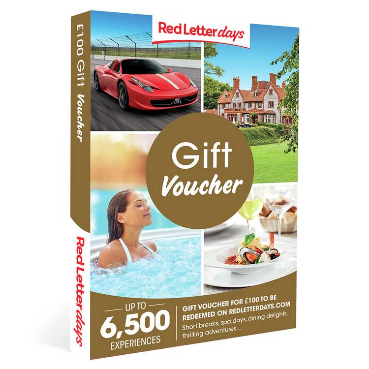 Red Letter Days £100 Gift Voucher 0
