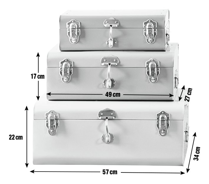 Habitat Set of 3 Storage Trunks Reviews