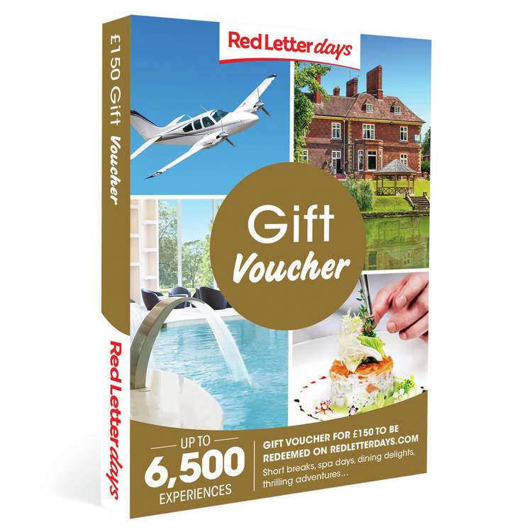 Red Letter Days £150 Gift Voucher 0