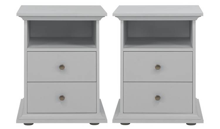 Black bedside store cabinets argos