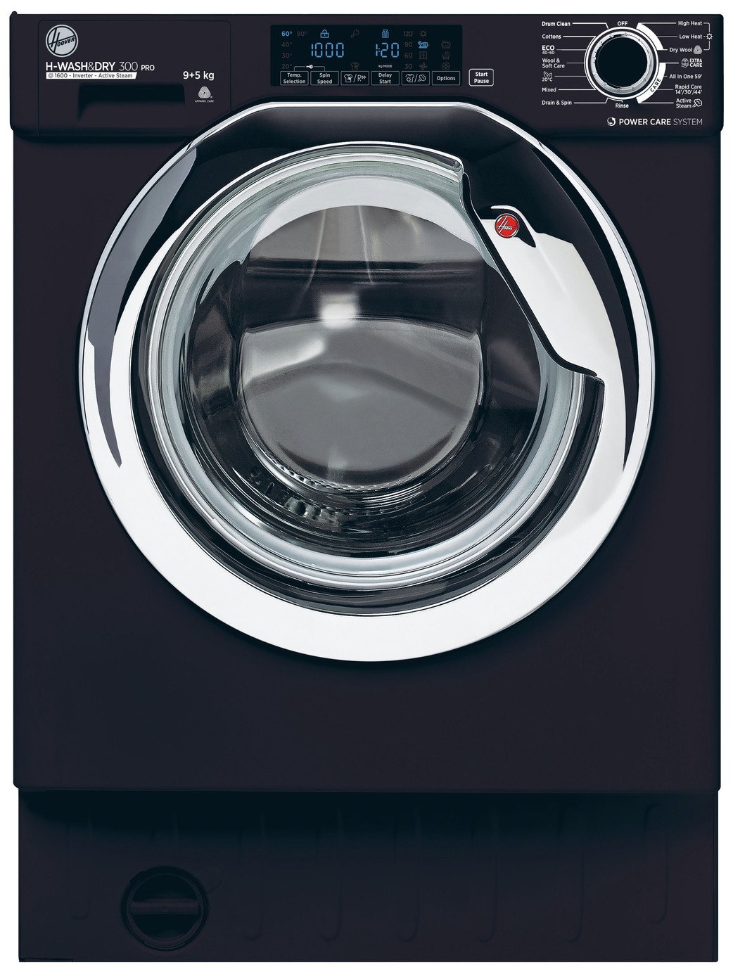 Hoover HBDOS 695TAMCBE 9/5KG Integrated Washer Dryer - Black