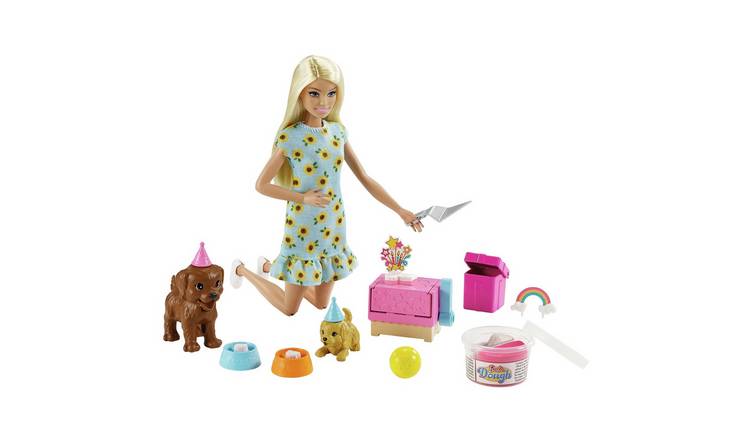Barbie Puppy Party Doll and Playset - 12inch/30cm