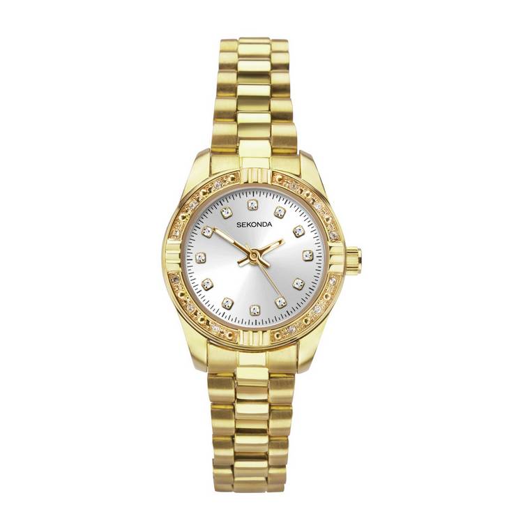 Sekonda Ladies Gold Coloured Bracelet Watch 0