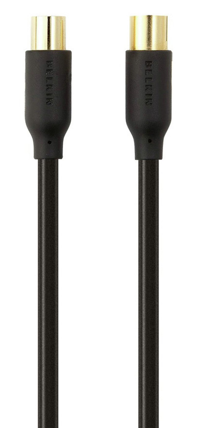 Belkin 2m Coax Aerial Cable - Black