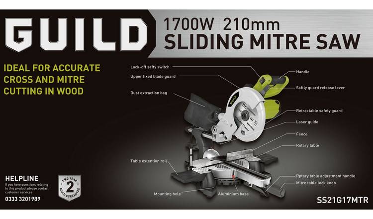 Sliding mitre deals saw argos