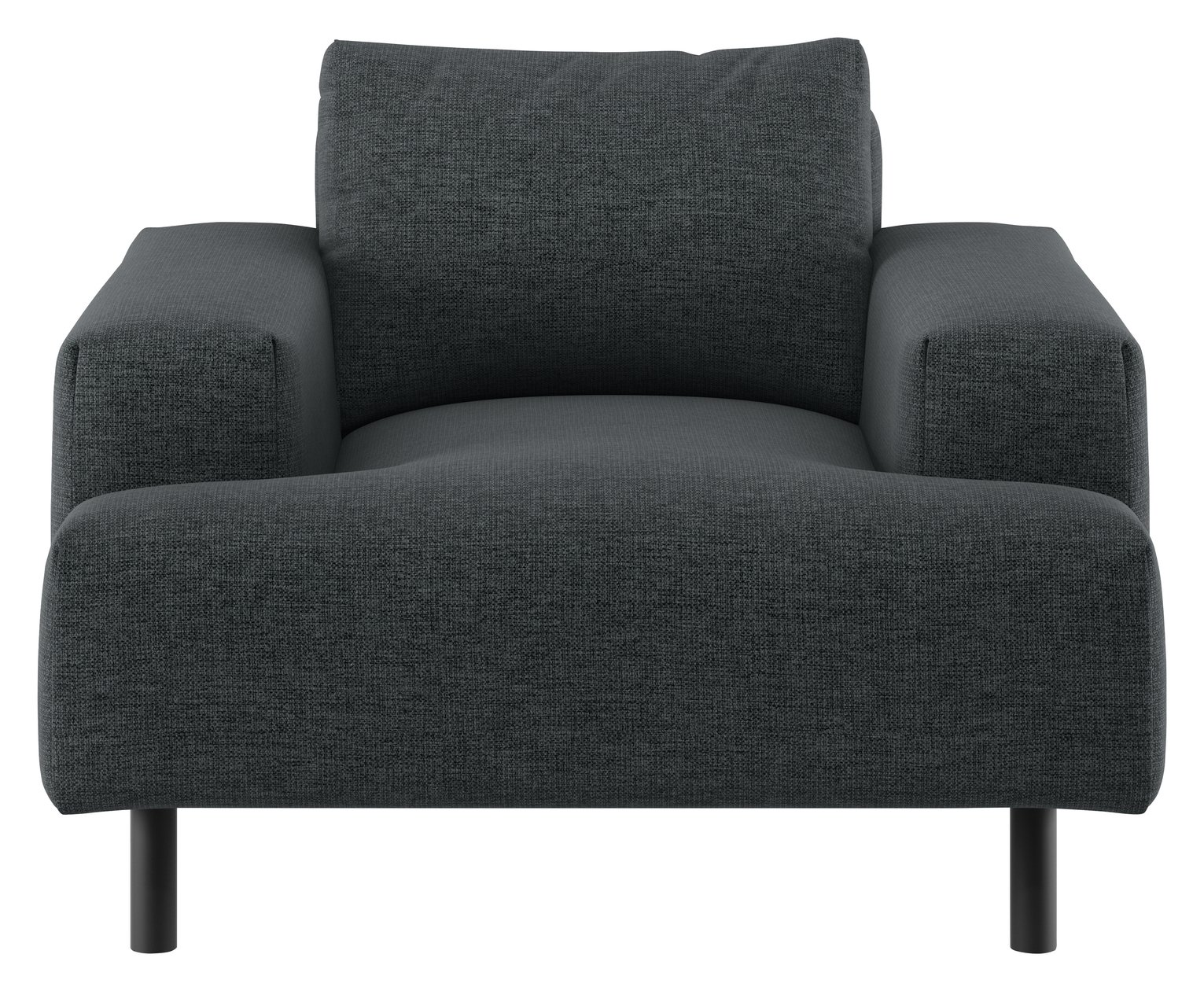 Habitat Julien Fabric Armchair - Charcoal