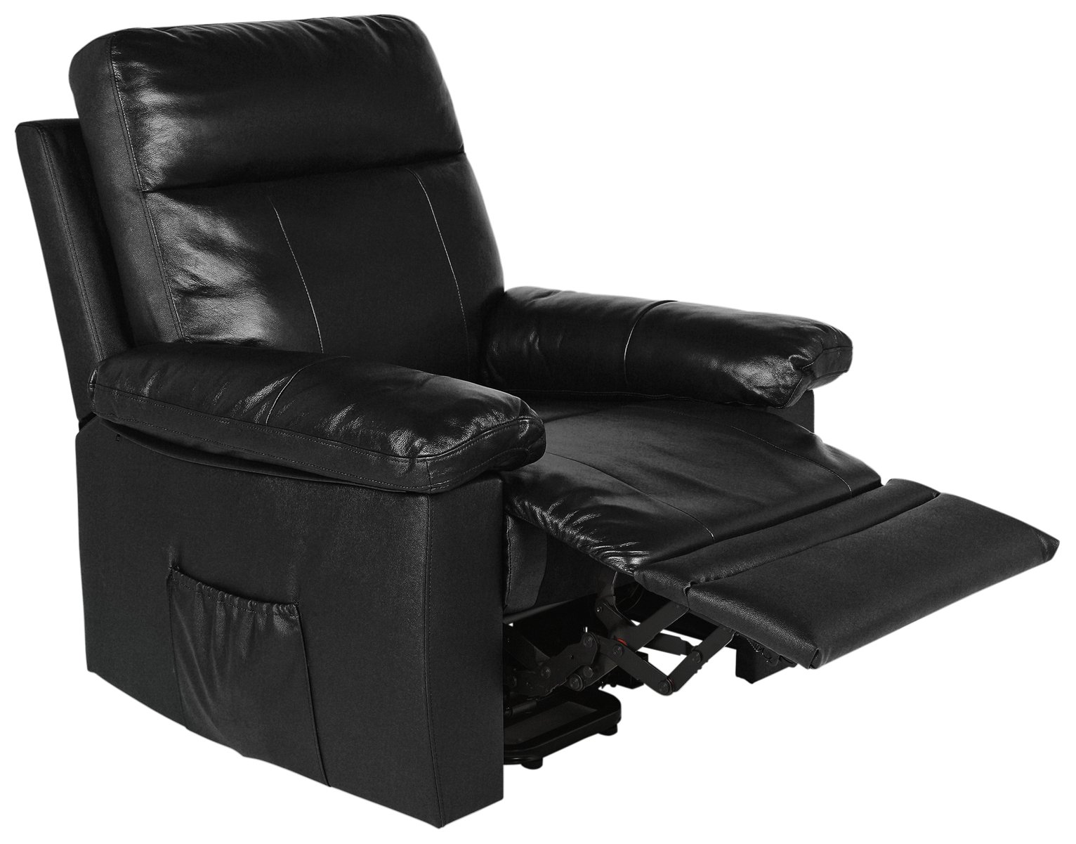 Argos Home Paolo Leather Mix Rise Recline Chair Black 5426414 Argos Price Tracker Pricehistory Co Uk