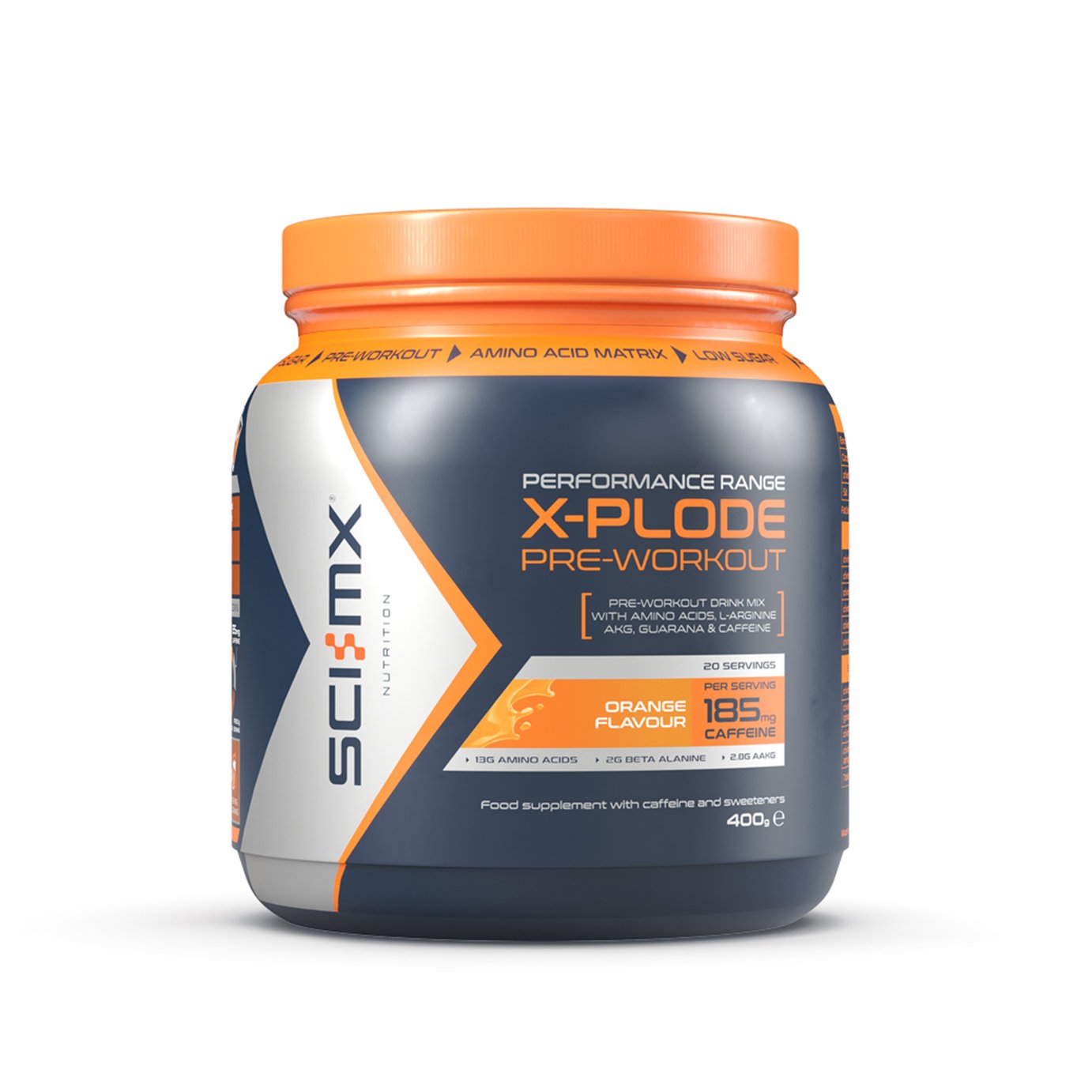 SCI-MX X-Plode Pre-Workout Orange - 480g