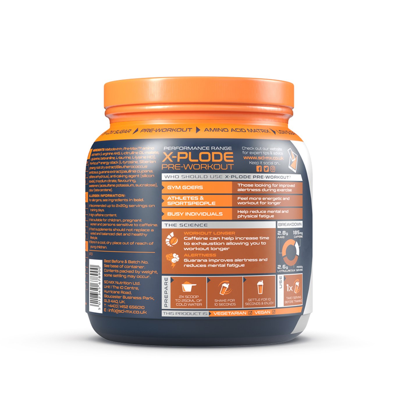 SCI-MX X-Plode Pre-Workout Orange Review