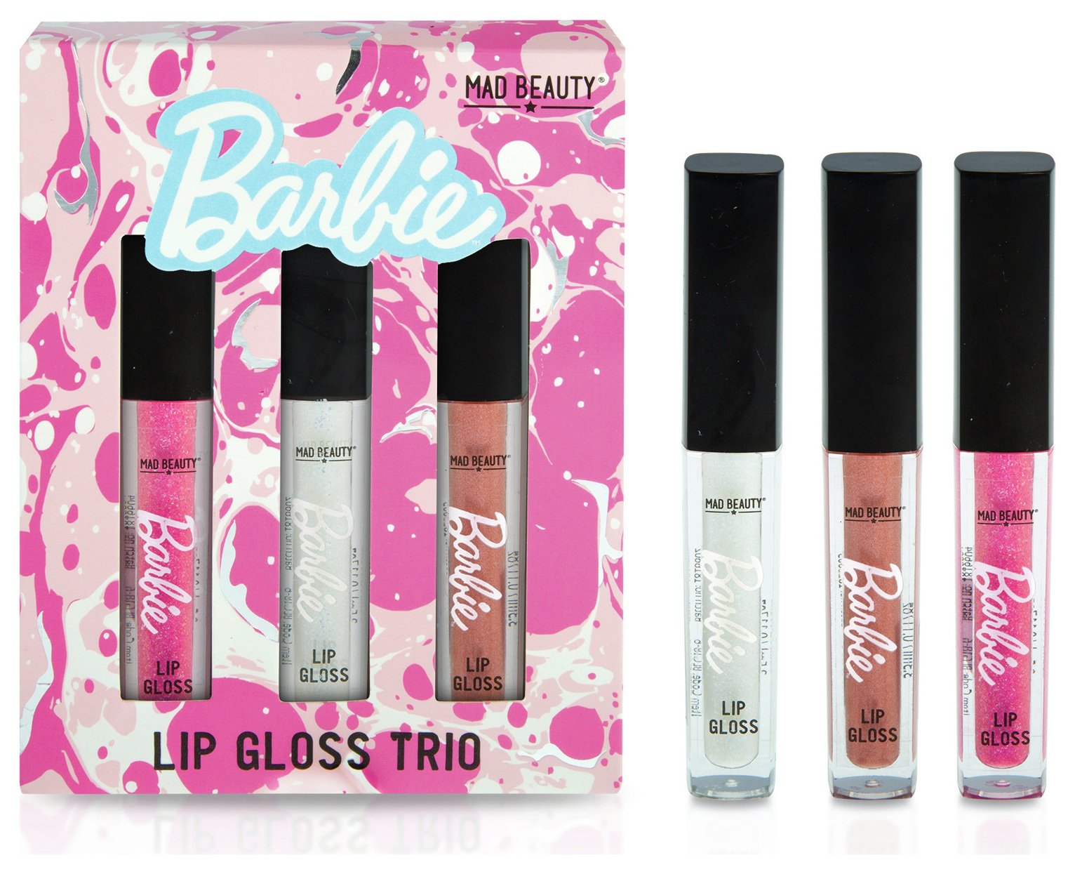 Mattel Barbie Trio Glitter Lip Gloss