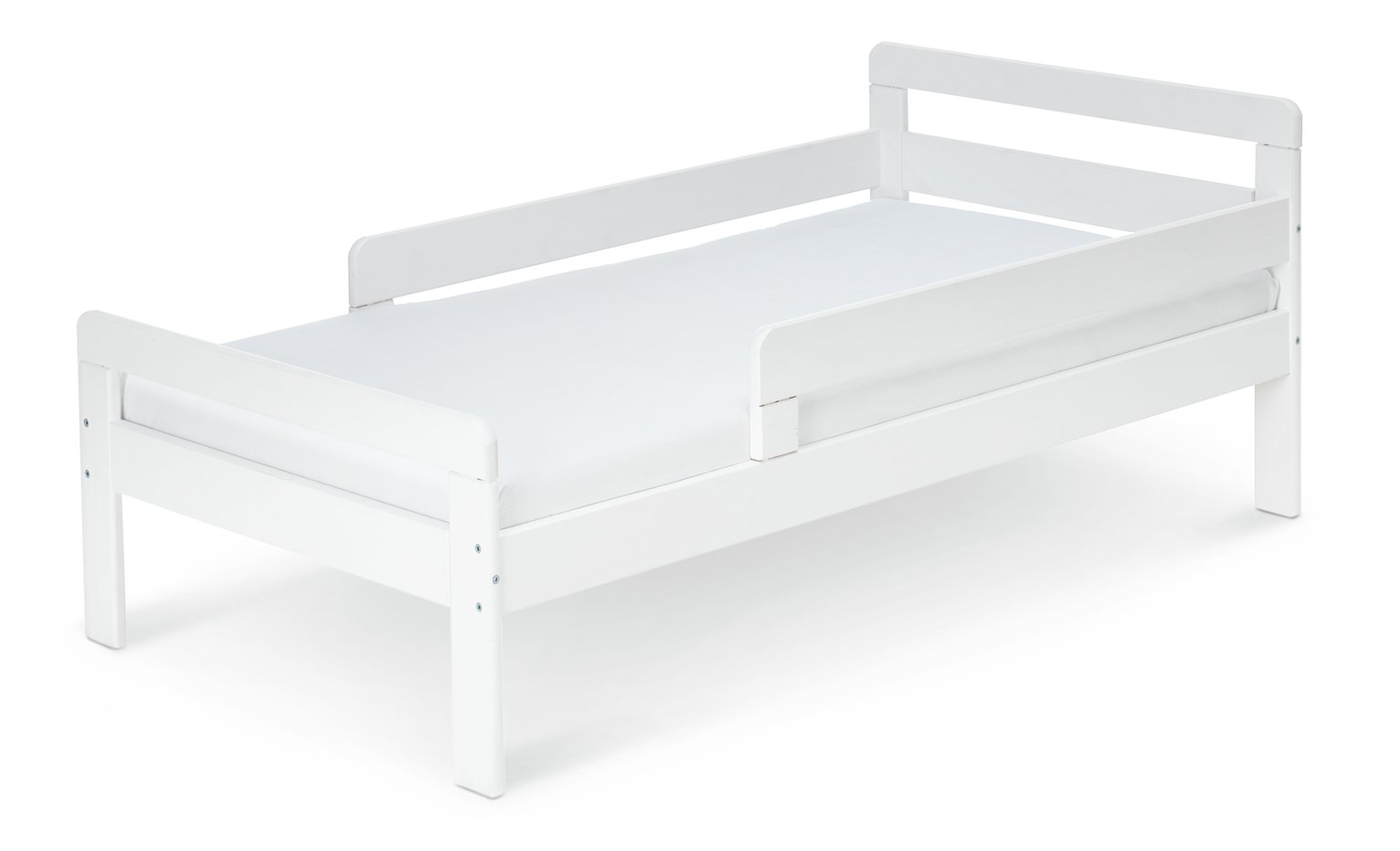 Habitat Ellis Toddler Bed and Kids Mattress - White