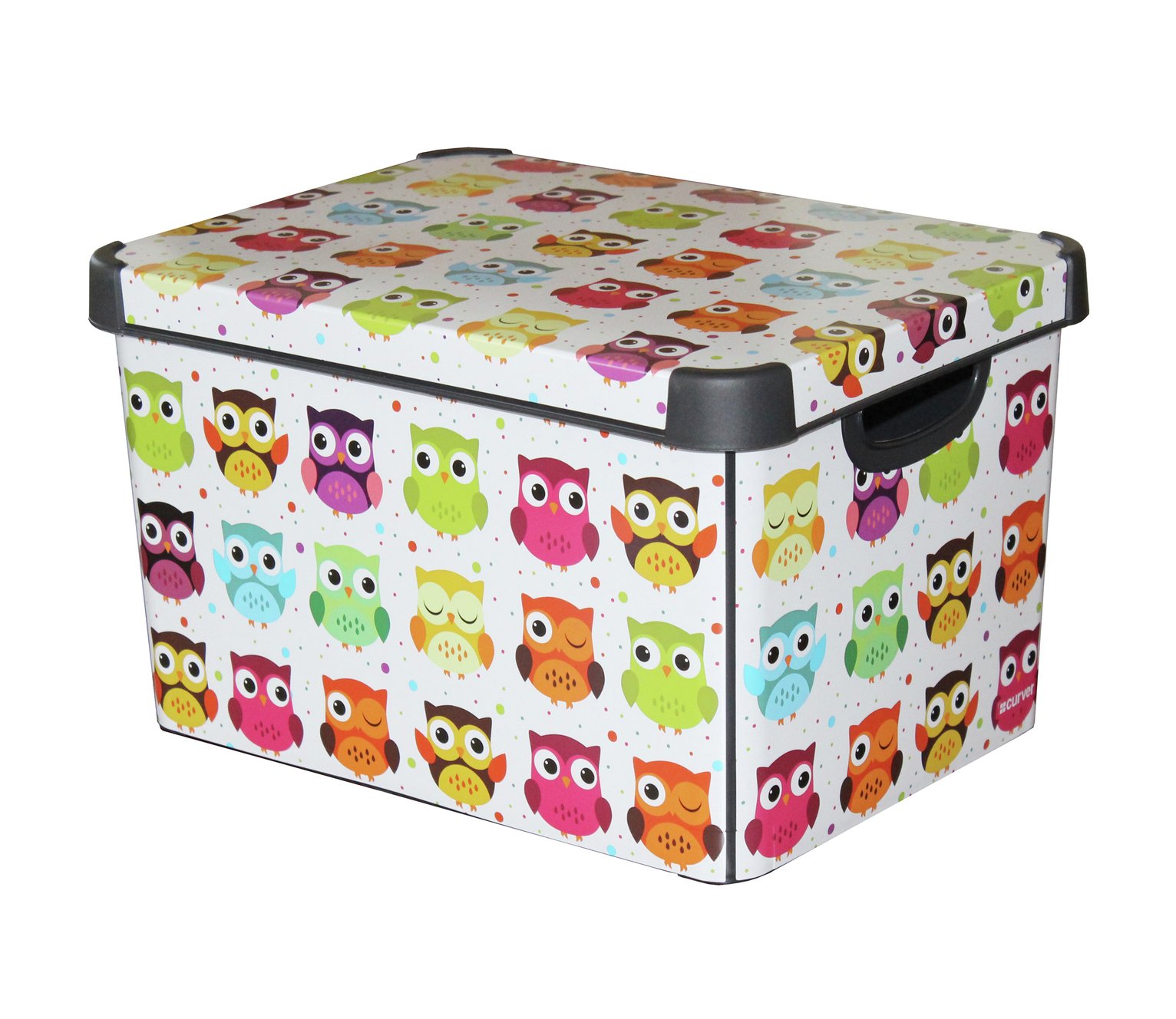 Curver Plastic Deco Box - Owl