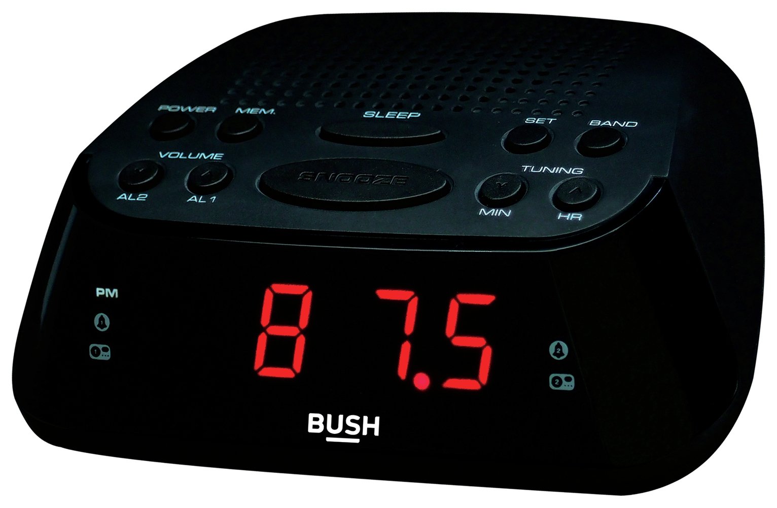 Bush Clock Radio - Black