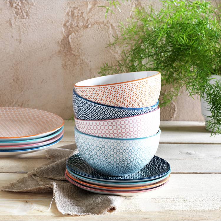 Argos Home Tilda Blossom 12 Piece Dinner Set 0