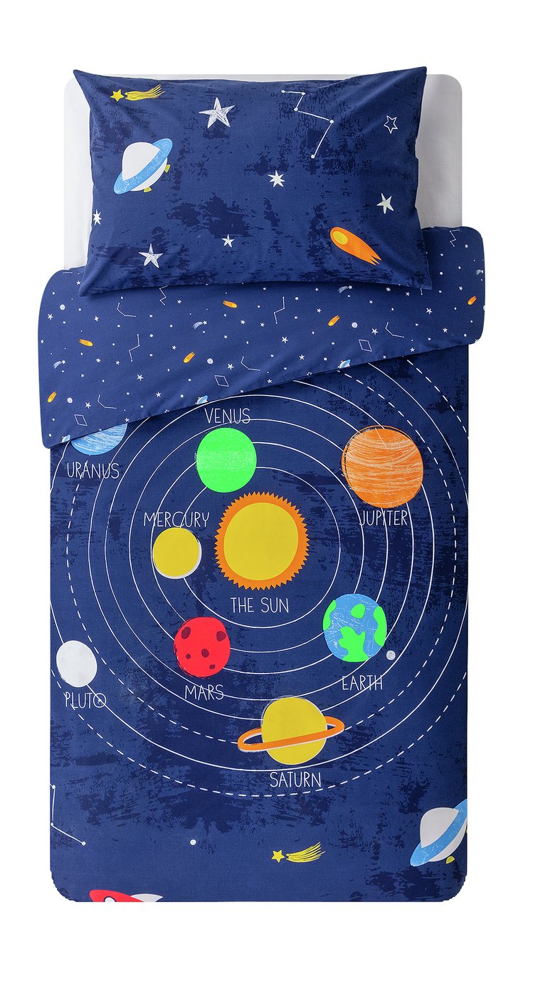 Argos Home Solar System Bedding Set - Single