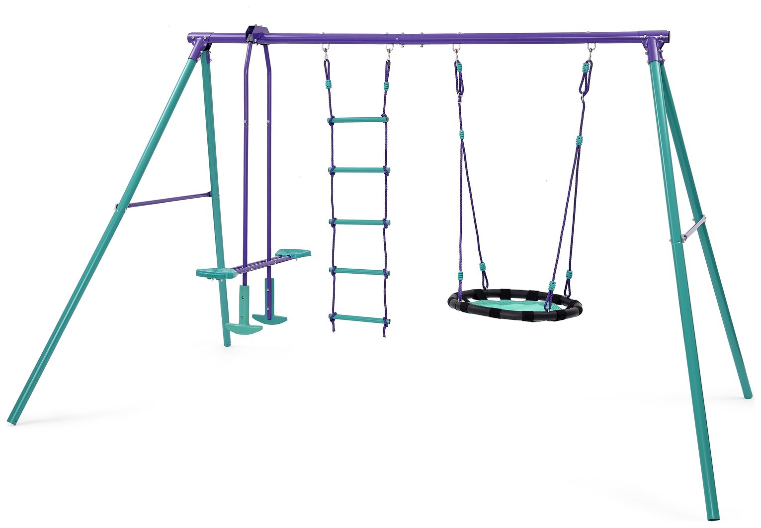 argos wooden swing set